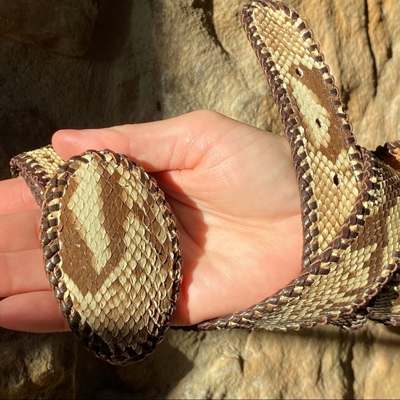 Vintage Python Handcrafted Belt - Picture 3 of 9